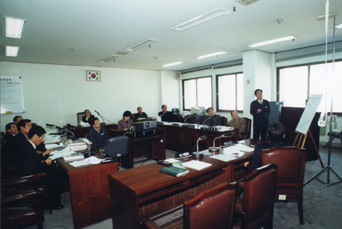 제121회 임시회 개발제한구역내 집단취락지구지정 도시관리계획안 의견제시건 (도시관리과장보고) 사회도시위원회실