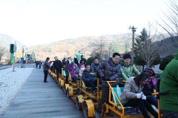 2013년도 하반기 비교견학 강원도 정선 레일 바이크 체험