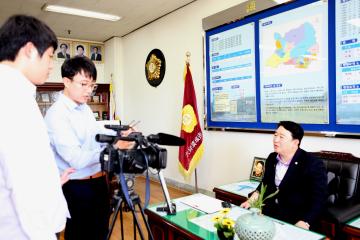 HCN금호방송에서 대구 북구 청사리모델링 관련 의장 인터뷰
